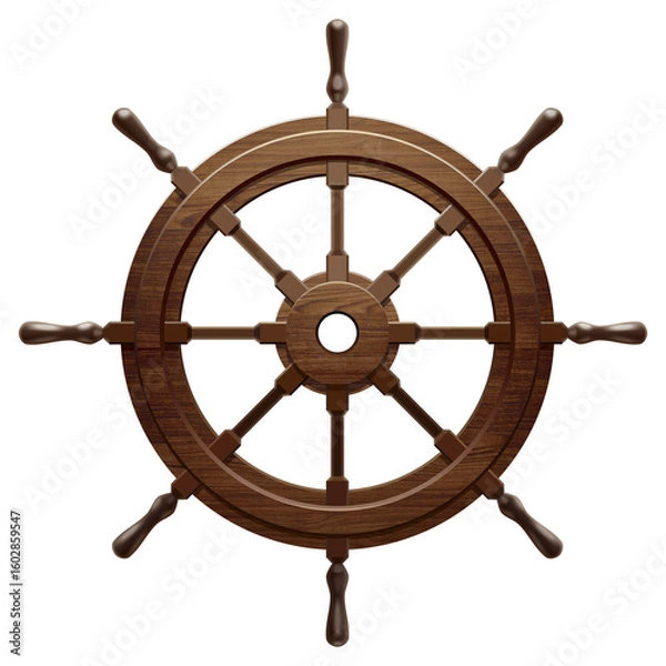 Fototapeta steering wheel illustration for your projects