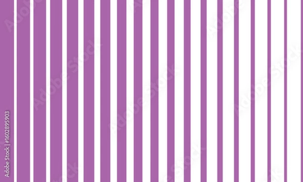 Obraz  Abstract purple colour vertical thik to thin seamless line pattern with white background