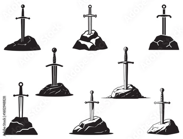 Obraz EXCALIBUR SILHOUETTE