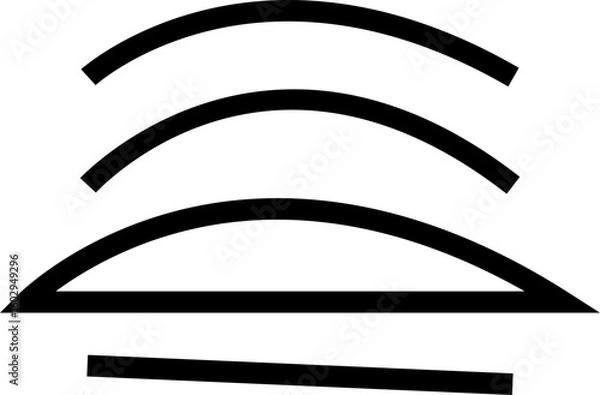 Fototapeta Aerodynamics line single icons, flight and air motion symbol collection, aviation and airflow isolated graphic group in minimal outline style, airplane, jet, thrust, lift, drag, streamline vector