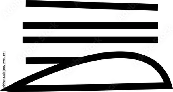 Fototapeta Aerodynamics line single icons, flight and air motion symbol collection, aviation and airflow isolated graphic group in minimal outline style, airplane, jet, thrust, lift, drag, streamline vector