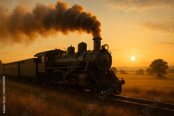 Obraz Golden Era Steam Engine