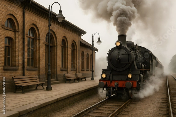 Obraz Station Departure, 1920