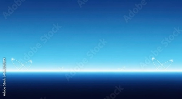 Fototapeta Futuristic Tech Background with Digital Elements and Glowing Lines