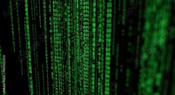 Fototapeta Futuristic Tech Background with Digital Elements and Glowing Lines