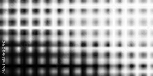 Obraz black and white background with halftone dots.