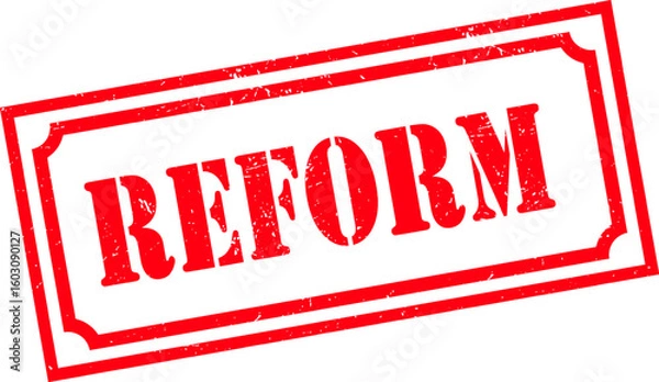 Obraz Grunge stamp reform