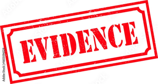 Fototapeta Grunge stamp evidence