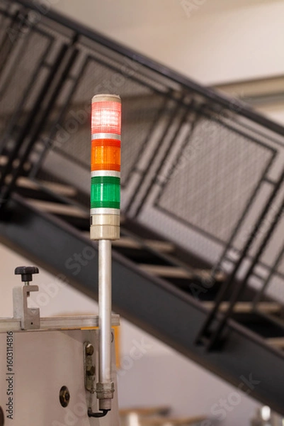 Obraz Industrial stack signal light