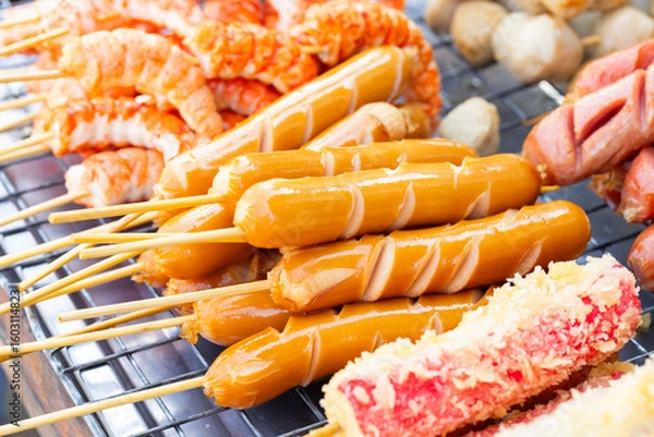 Obraz grilled sausage