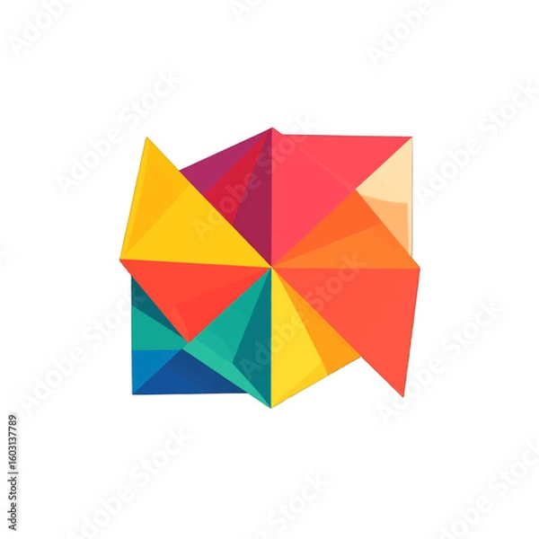 Obraz Abstract Colorful Geometric Pattern