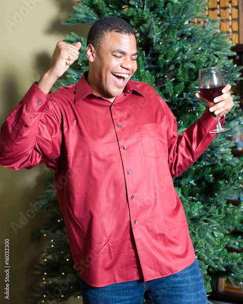 Obraz Young Handsome Man Dancing