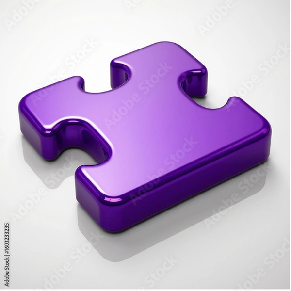 Fototapeta 3d puzzle piece