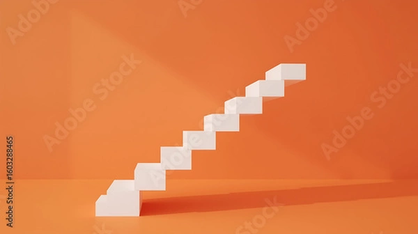 Obraz 3D Render Of FloaTing White