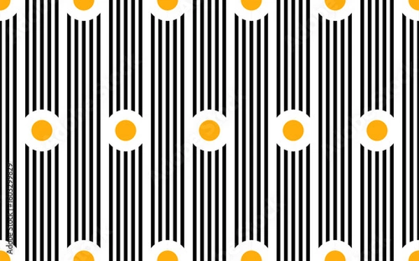 Obraz Seamless abstract geometric pattern. Vector Illustration.