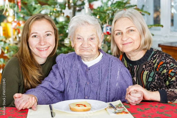 Obraz Elderly home care