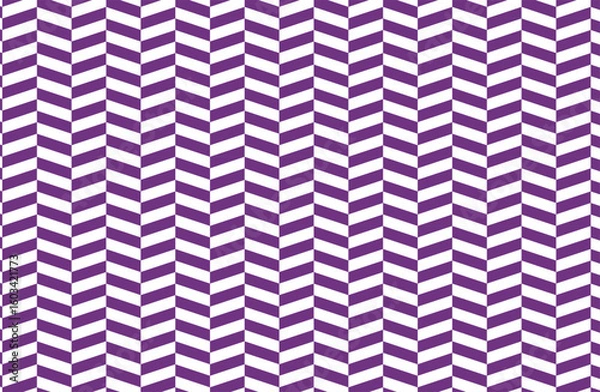 Obraz イラスト背景素材・紫のヘリンボーンパターンの素材・スウォッチパネルにパターンあり