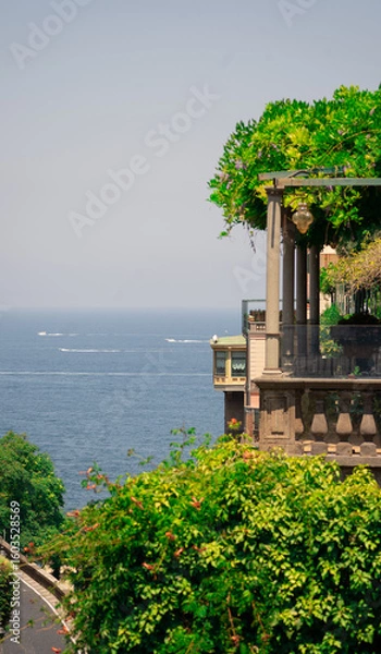 Obraz Coast with buildings