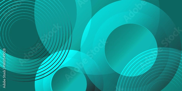 Fototapeta Beautiful azure abstract background. Blue neutral backdrop for presentation design. Green base for website, print, base for banners, wallpapers, business cards, brochure, banner, calendar, graphic art