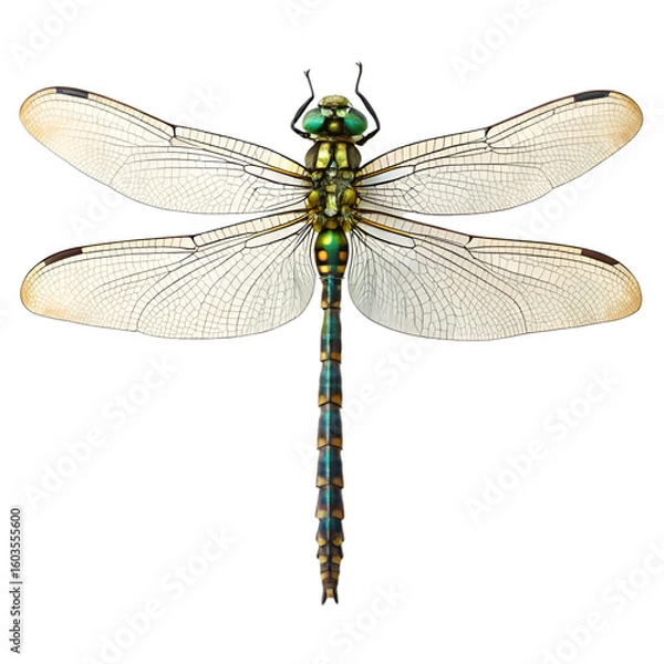 Obraz dragonfly isolated on white