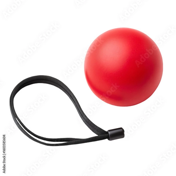 Obraz red ball isolated on white background