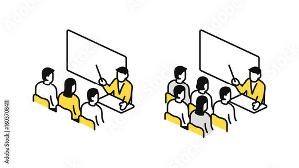 Fototapeta プレゼン・授業・説明会・セミナー・研修・ミーティング