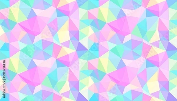 Fototapeta Abstract pastel polygon background