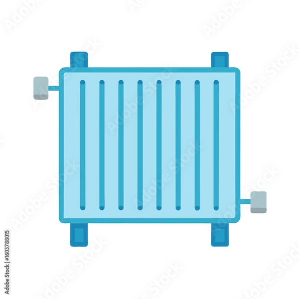 Fototapeta radiator vector illustration