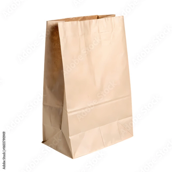 Obraz Kraft Paper Bag: Simple, Rustic Packaging