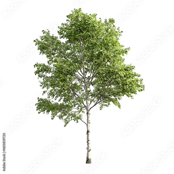Obraz Beech Tree isolated on a transparent background