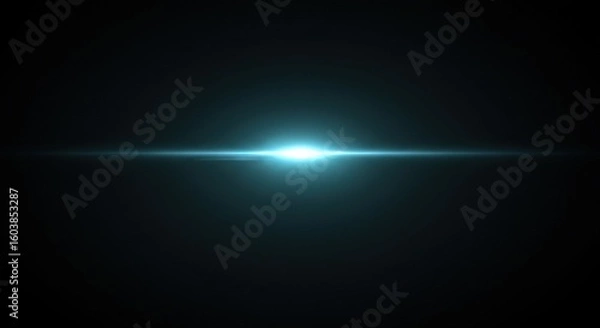 Obraz Mysterious Light in Darkness: A luminous ethereal light against a backdrop of darkness, evoking a sense of wonder, mystery, and the vastness of space.