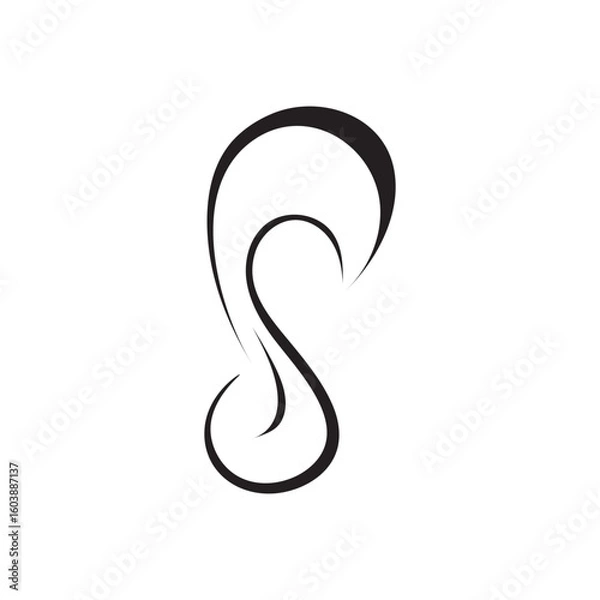 Fototapeta Squirrel icon logo vector design