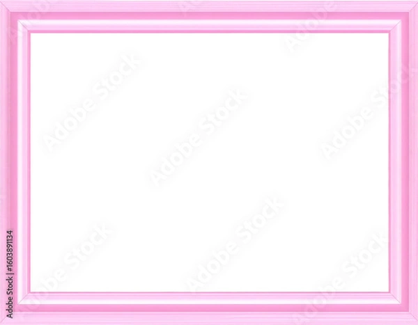 Fototapeta ピンク色のシンプルなフレーム