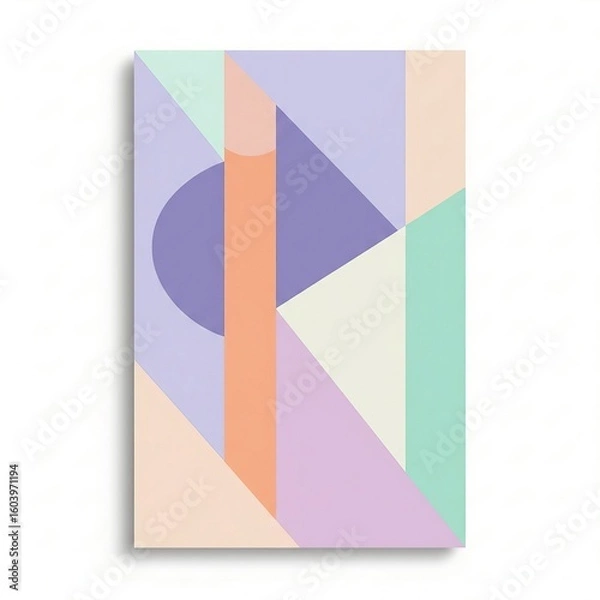 Obraz abstract geometric background