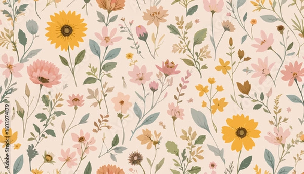 Fototapeta Abstract Geometric Vector Design with Colorful Shapes and Modern Style