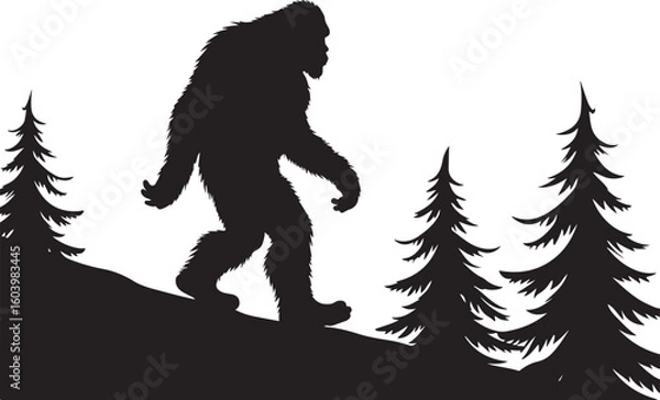 Fototapeta Bigfoot Forest Walking Bundle