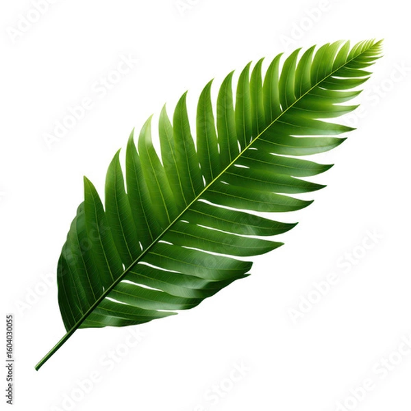 Fototapeta Fir Leaf isolated on transparent background