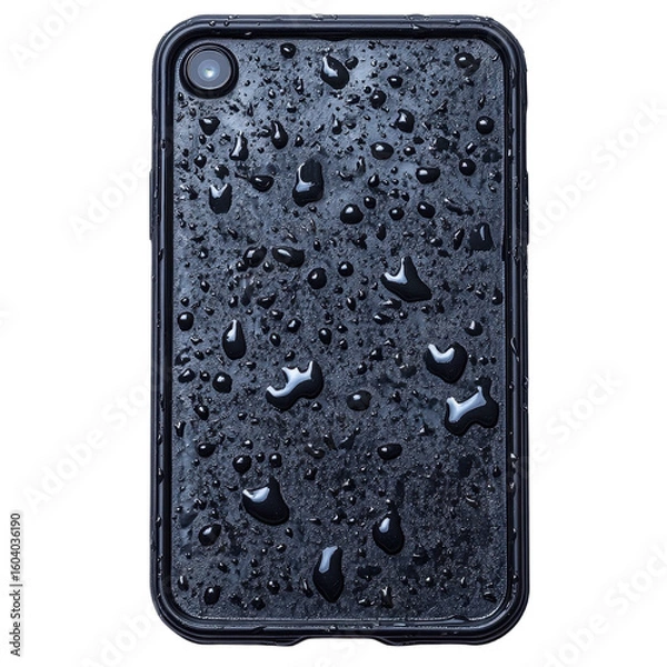 Fototapeta Waterproof phone case isolated on transparent background