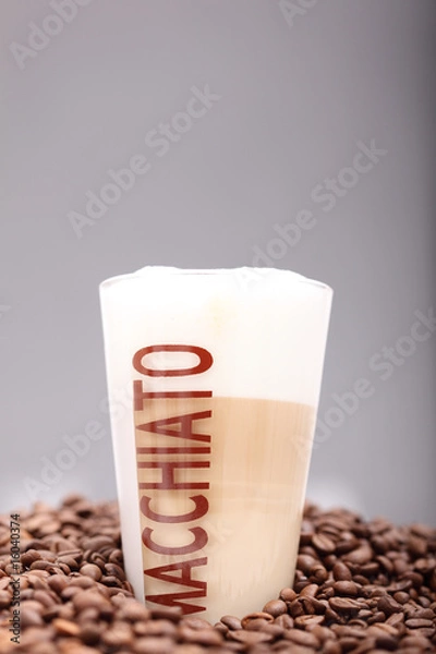 Obraz Espresso mit milchschaum