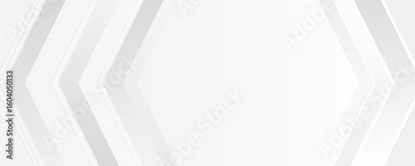 Fototapeta Light background with white and grey stripes. Geometric background. Editable stroke