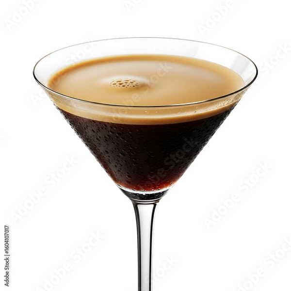 Obraz Espresso Martini Recipe: A Coffee Cocktail Guide with Transparent Background Images