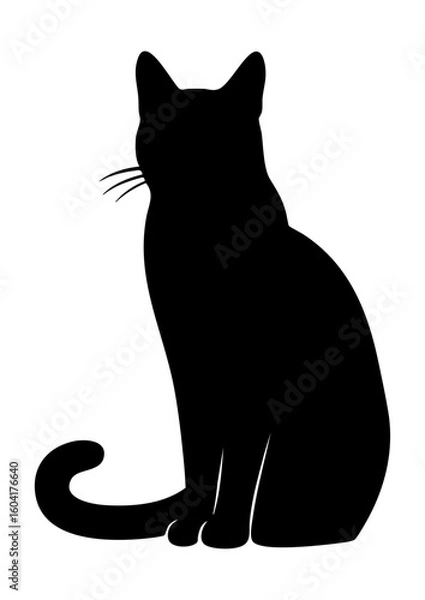 Fototapeta cat silhouette