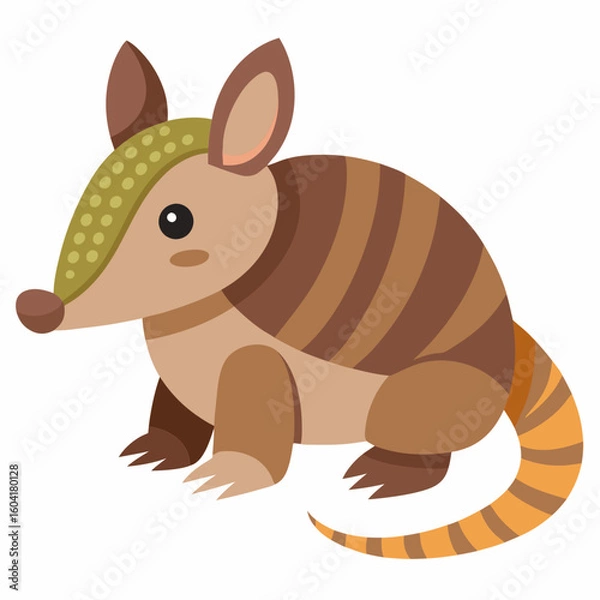 Obraz Cute armadillo isolated 