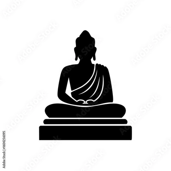 Fototapeta Abstract white light trails on black background minimalist design element