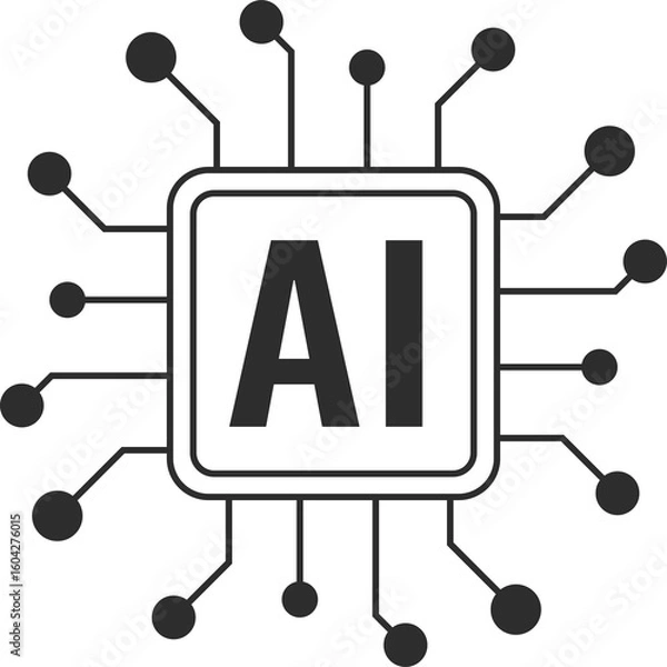 Obraz artificial intelligence AI