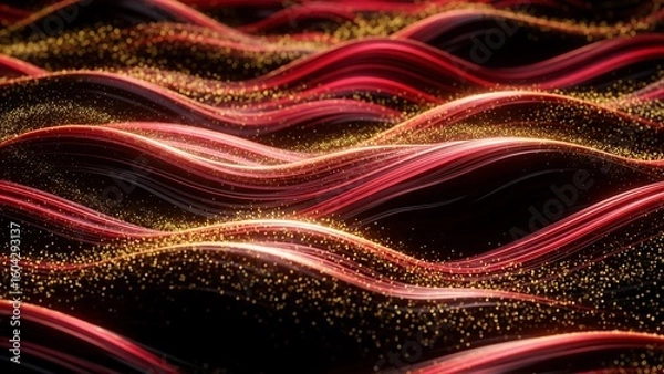 Obraz abstract background with waves