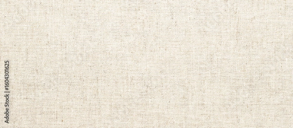 Obraz beige fabric background with fibrous texture of linen threads