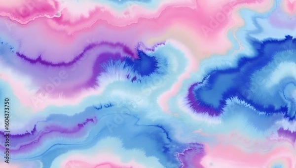 Fototapeta abstract watercolor background with watercolor splashes.