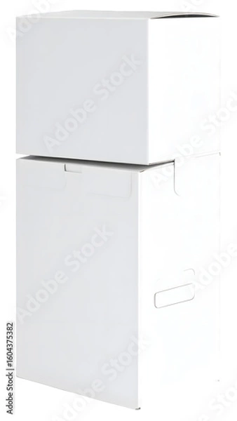 Obraz white medicine box isolated on white