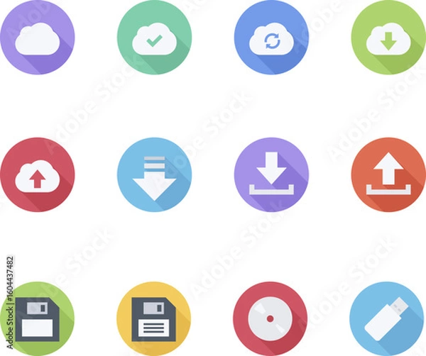 Obraz web icons set